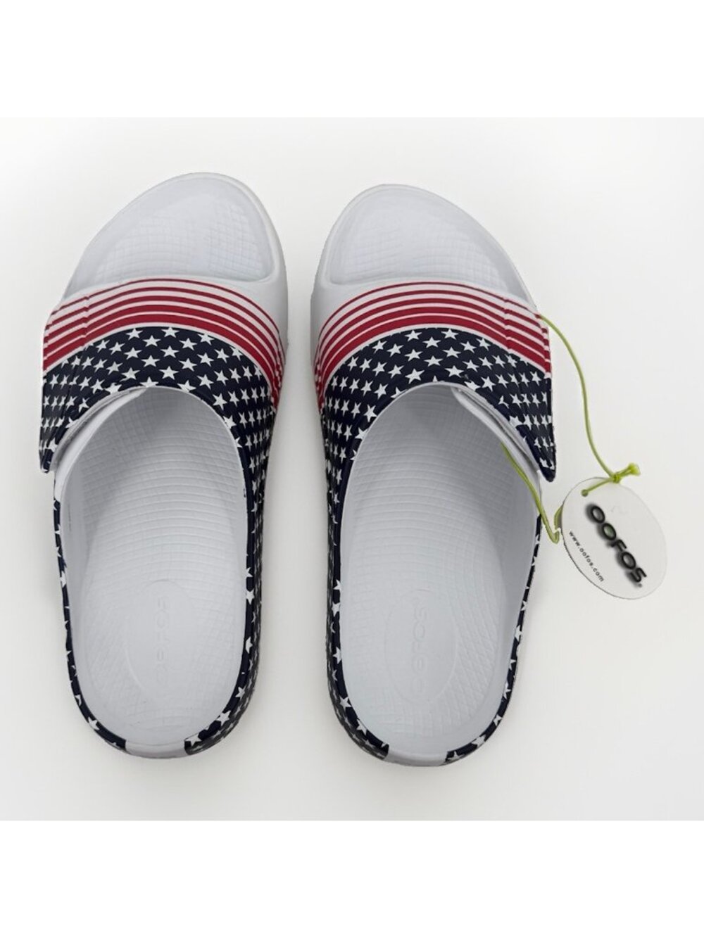 Oofos Men's USA Ooahh Slides size 11 EU 44 Cushioned Recovery Sandals